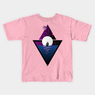 MINIMALIST GEOMETRIC LANDSCAPE Kids T-Shirt